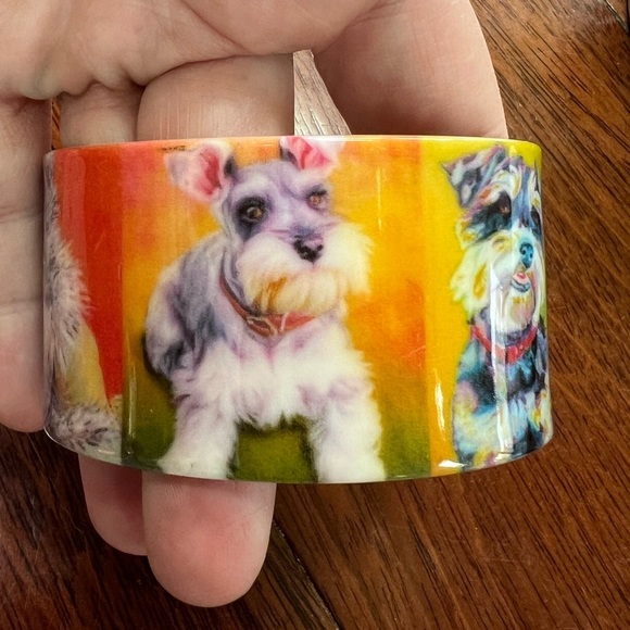 NWT Schnauzer Dog Bracelet Cuff - Picture 1 of 4